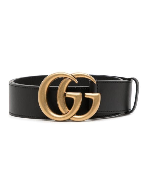 GUCCI Double G Leather Belt size 85
