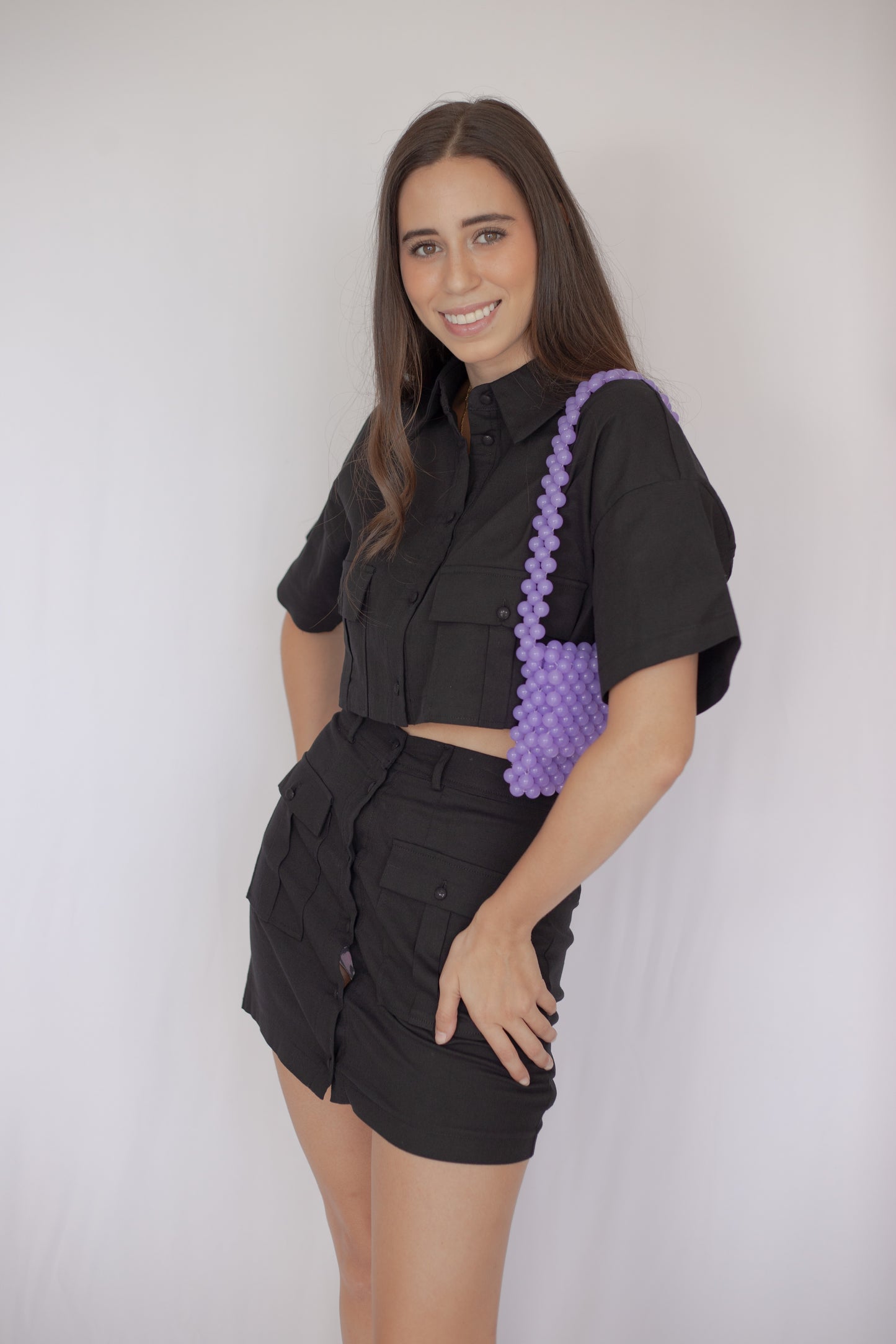 Crop Top & Cargo Skirt Set