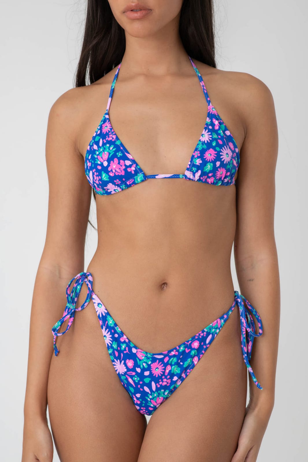 Aqua Floral & Sky Purple
