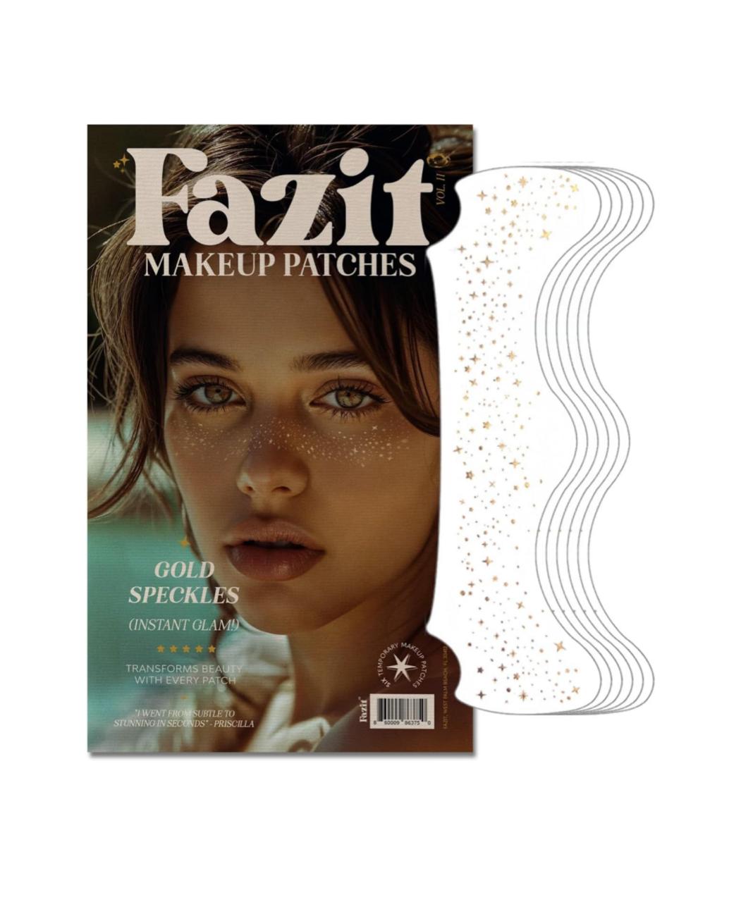 Fazit Makeup Silver & Gold Face Glitter Makeup Speckles