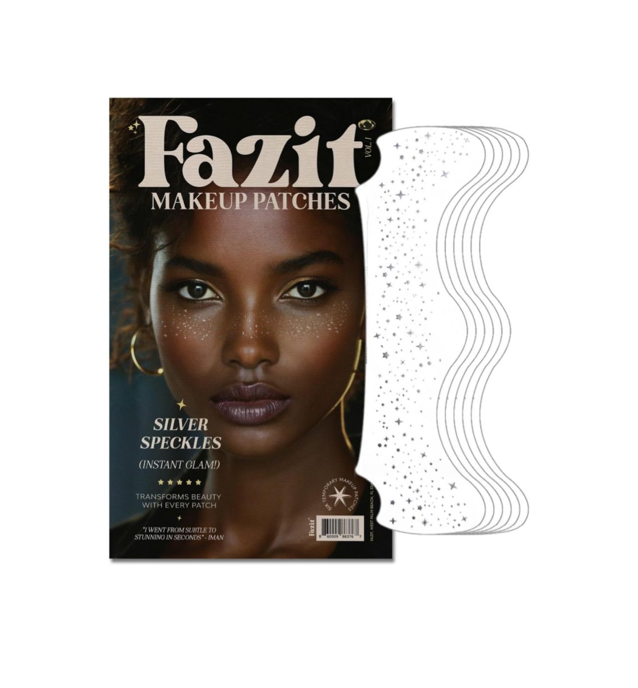 Fazit Makeup Silver & Gold Face Glitter Makeup Speckles