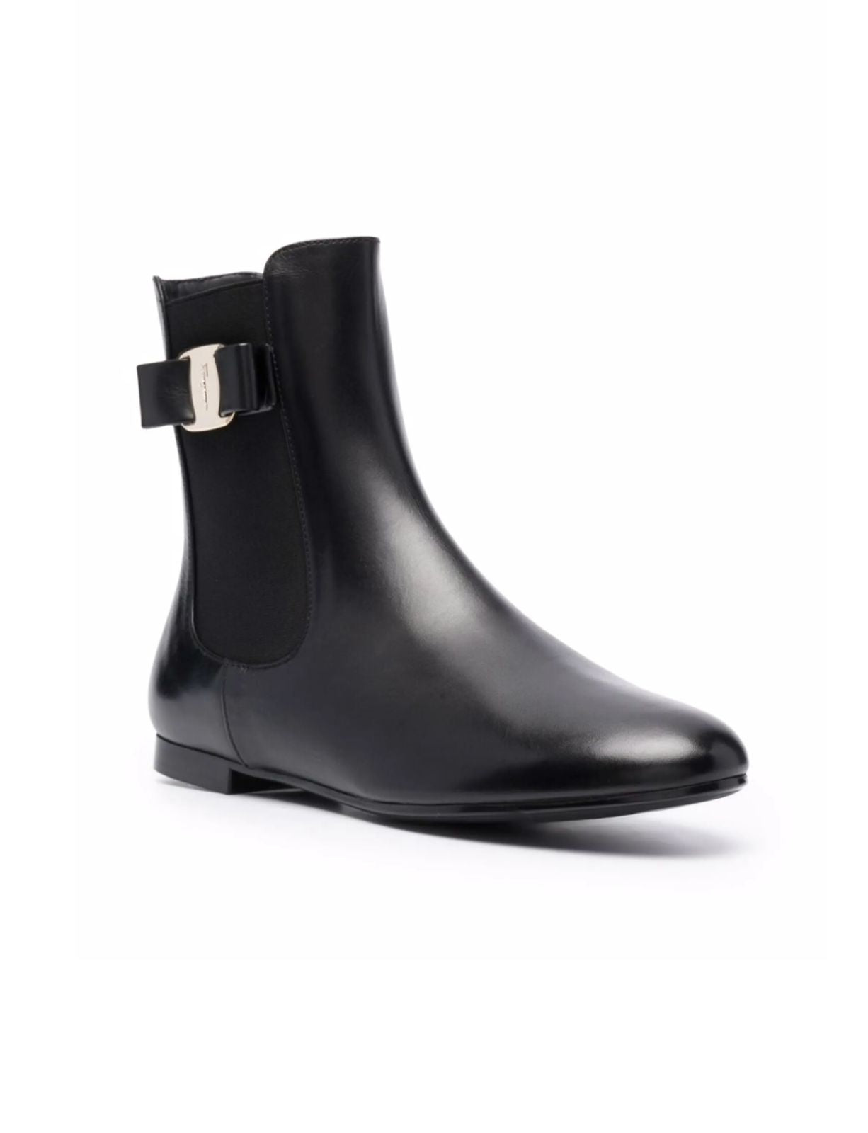 Salvatore Ferragamo Vera Bow Chelsea Boots