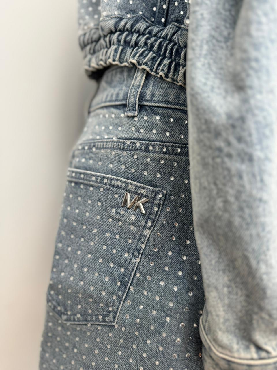 Michael Kors Denim Skirt Set