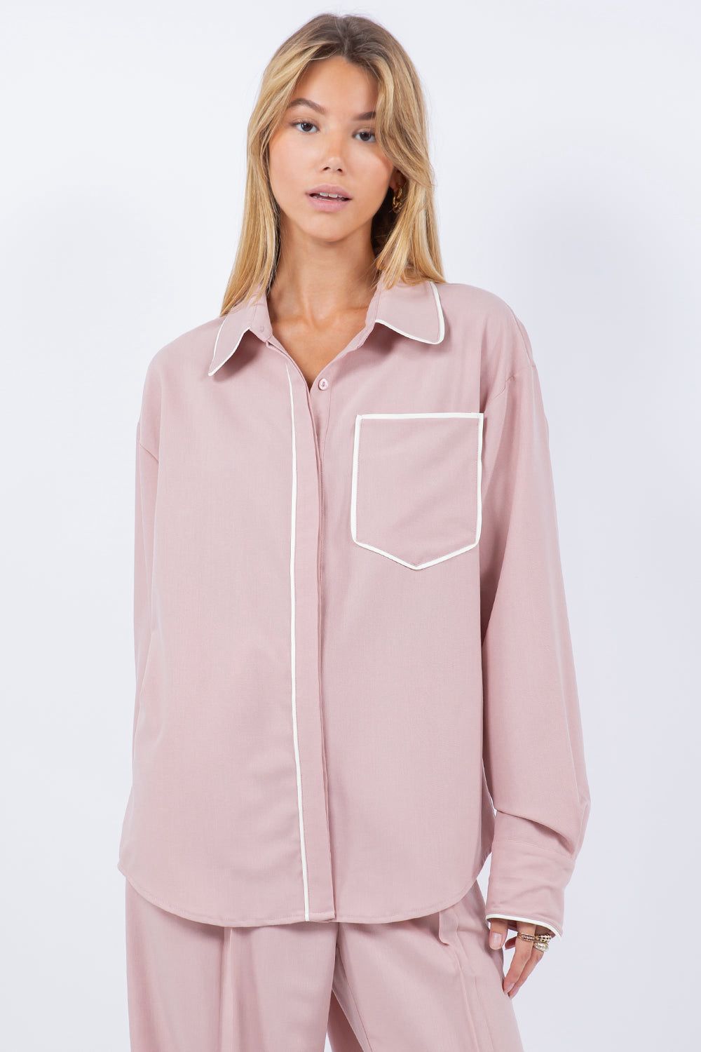 Whiteroom + Cactus Strap Detail Shirts