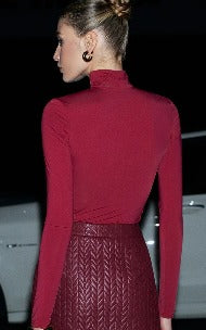 Mock Knit Top