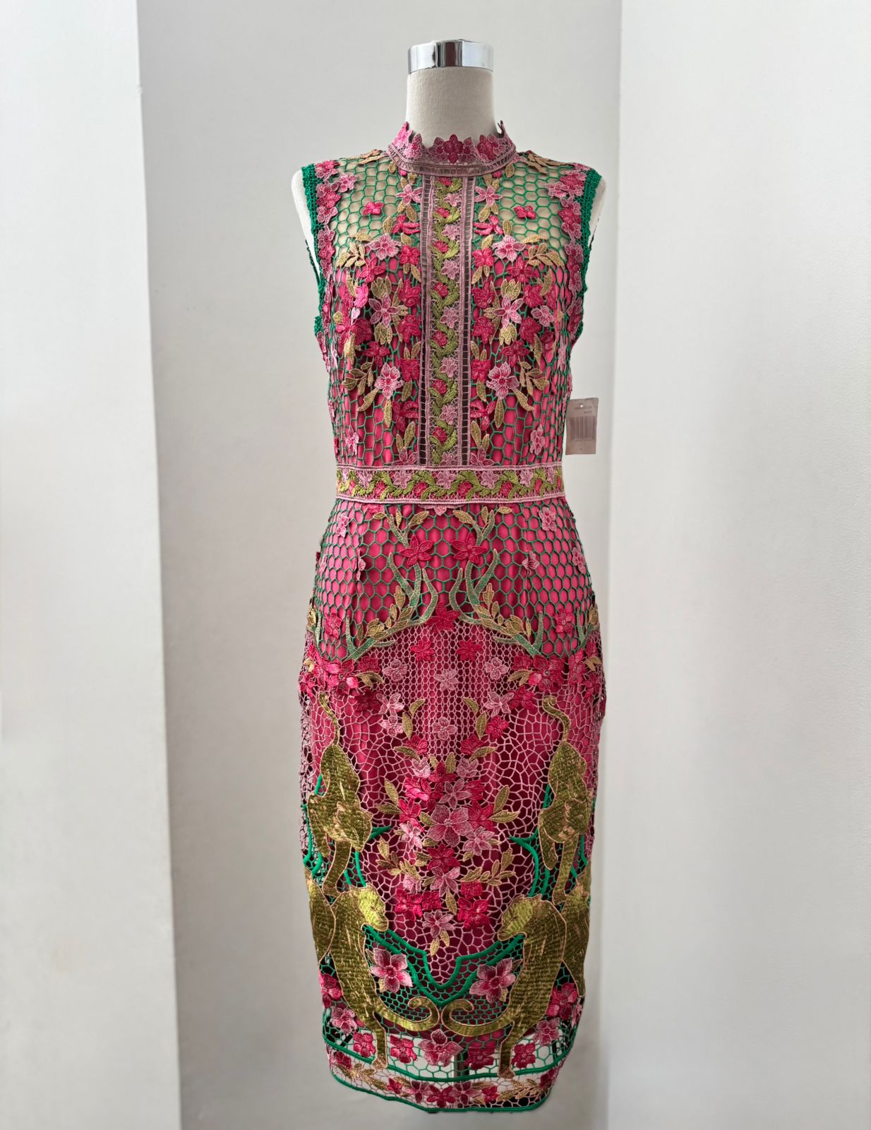 Marchesa Notte Midi Dress