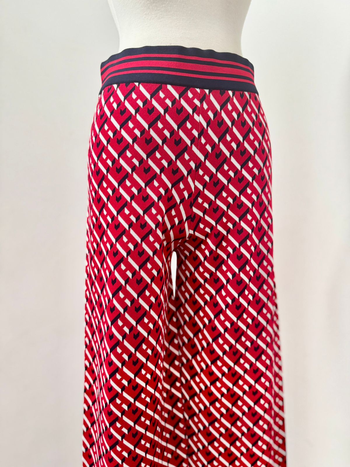 CH Carolina Herrera Striped Wide Leg Pants