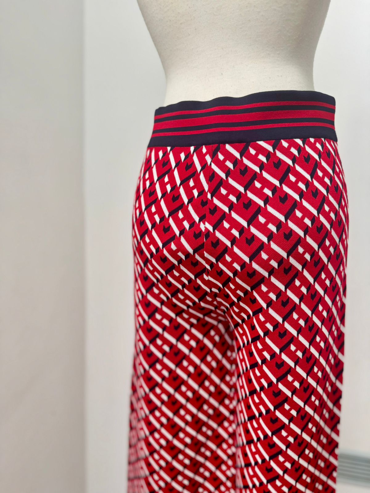 CH Carolina Herrera Striped Wide Leg Pants