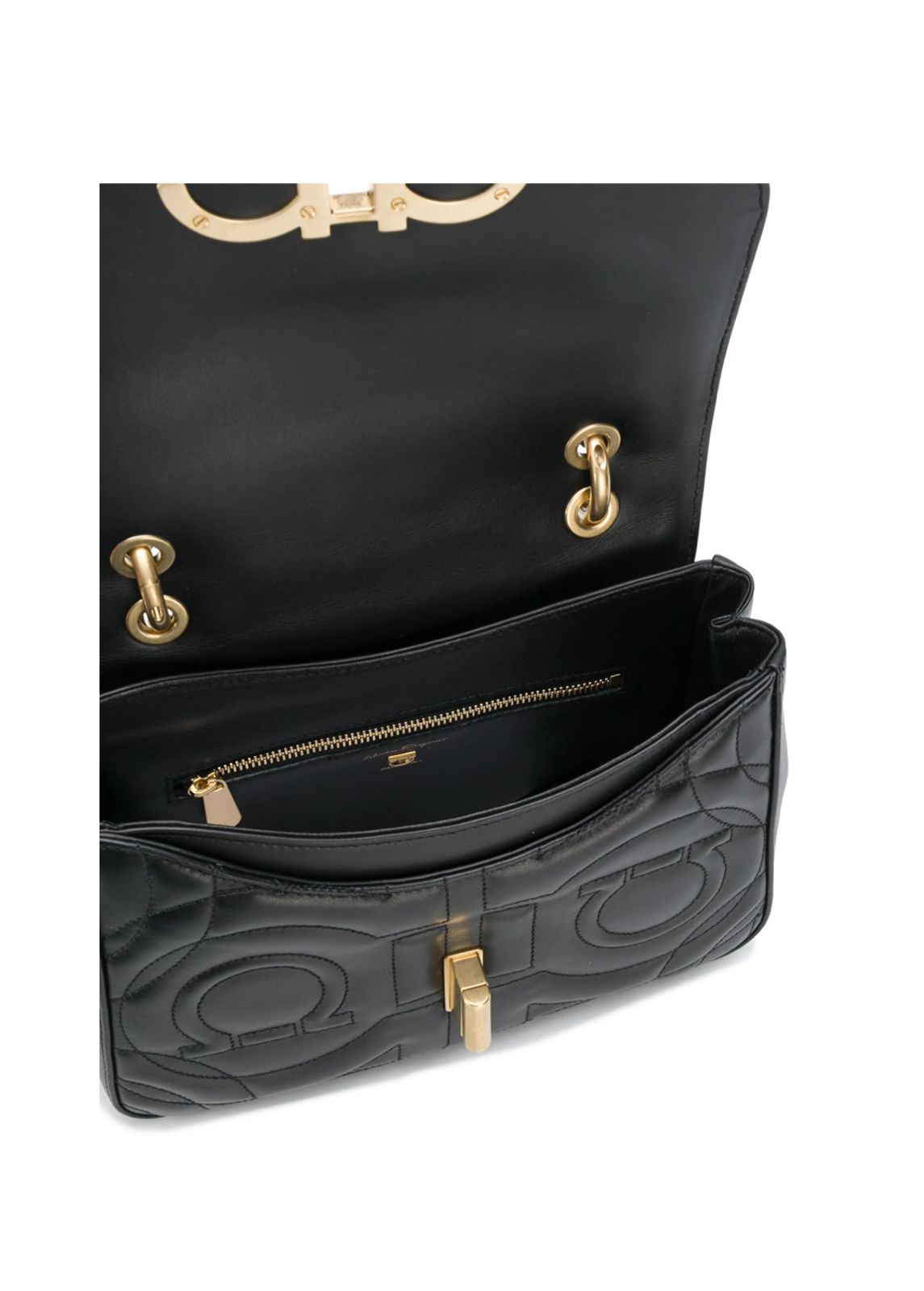 Ferragamo Gancini Quilted Tote Bag