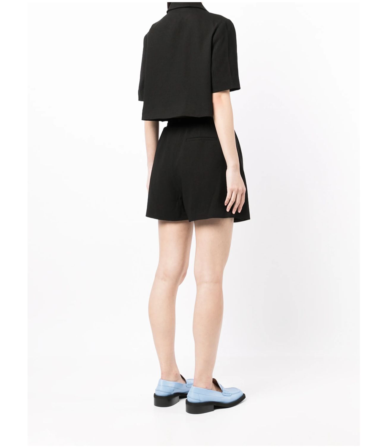 Cut-Out Double-Breasted Playsuit