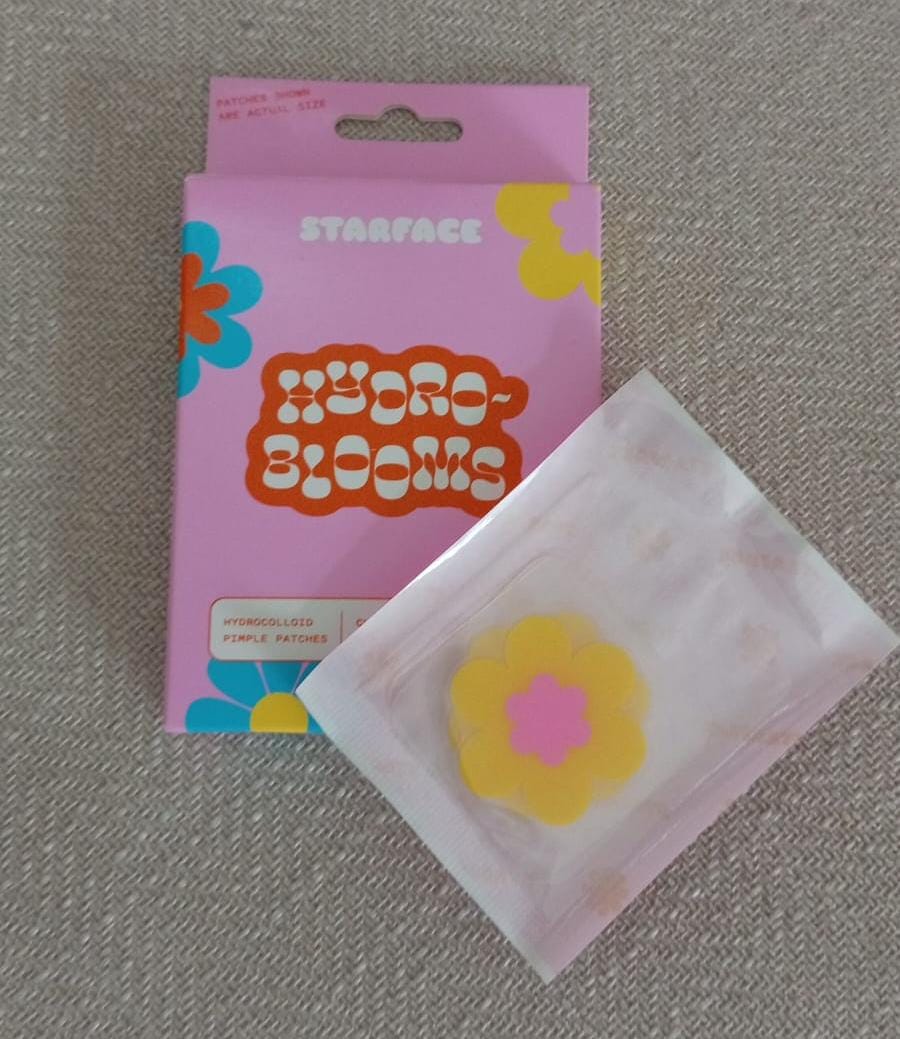 Starface Hydro-Blooms 100% Hydrocolloid Pimple Patches XXL Size for Bigger Spot on Face and Body Pack 2 unidades