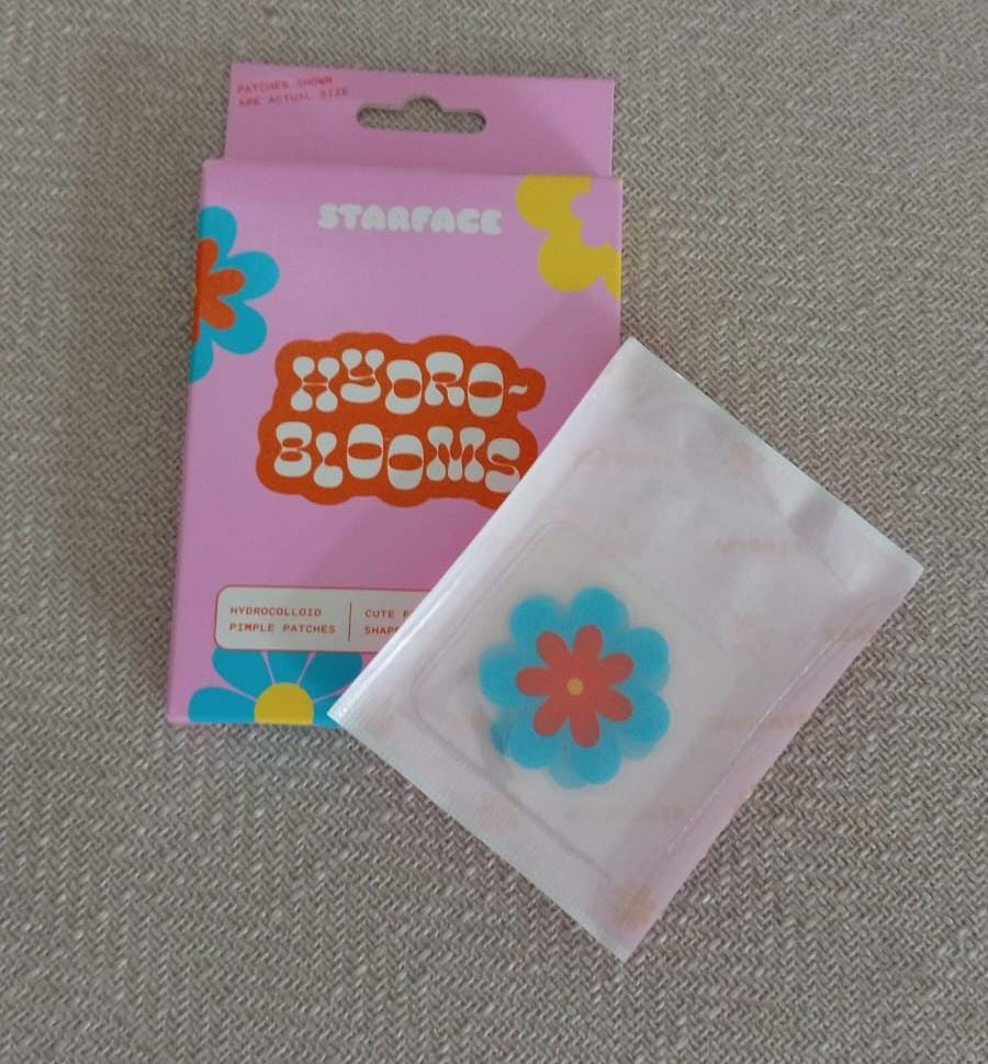 Starface Hydro-Blooms 100% Hydrocolloid Pimple Patches XXL Size for Bigger Spot on Face and Body Pack 2 unidades