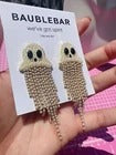 White Pearl Bead Ghost Spirit Earring