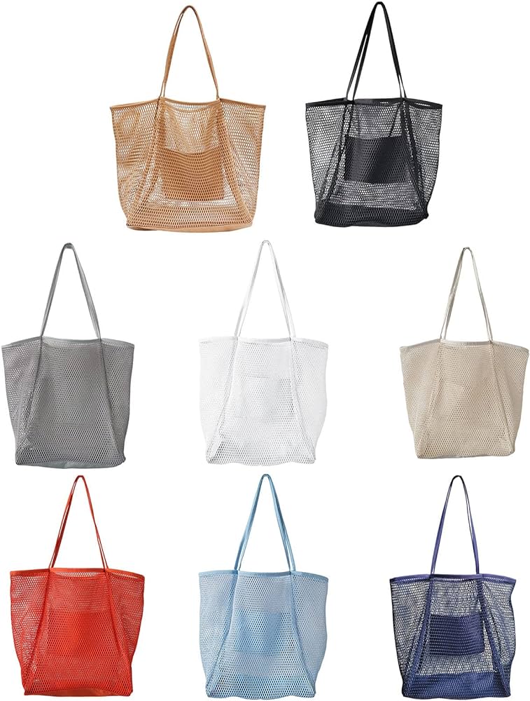 Beach Mesh Tote Bag