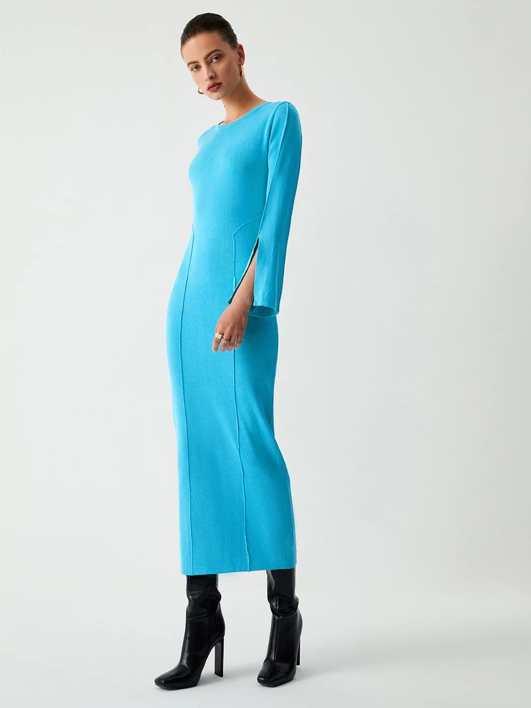 Coastal Allure Long Sweater Dress