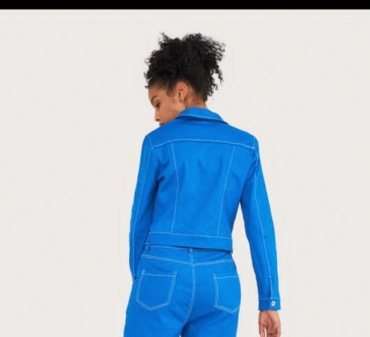 Blue Button Up Jacket