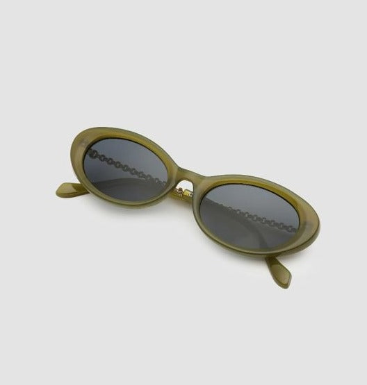 Oval Frame Fashion Glasses