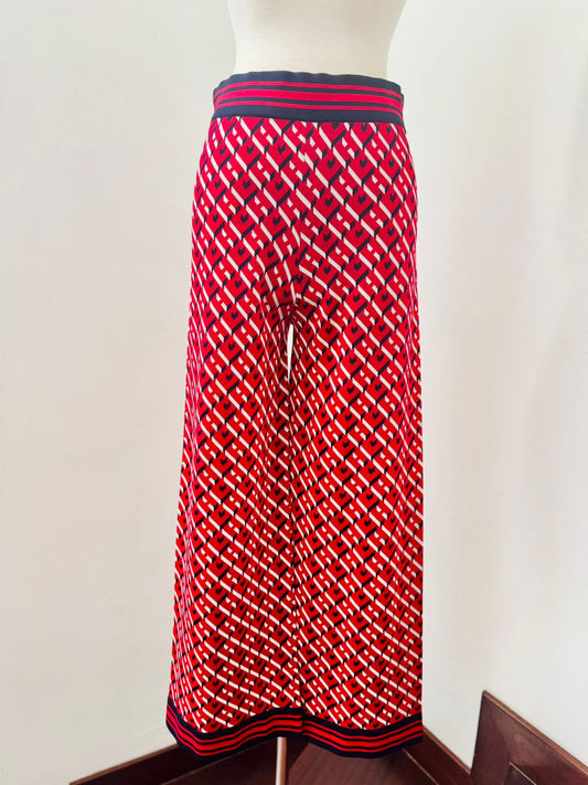 CH Carolina Herrera Striped Wide Leg Pants