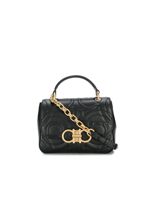 Ferragamo Gancini Quilted Tote Bag