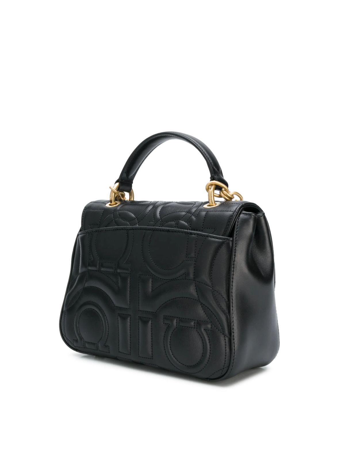Ferragamo Gancini Quilted Tote Bag