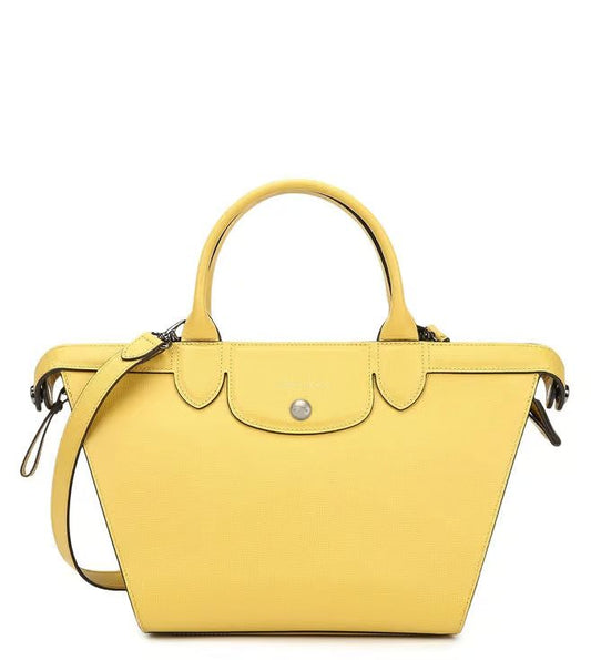 Longchamp Essential Mimosa Le Pliage Heritage Medium Satchel
