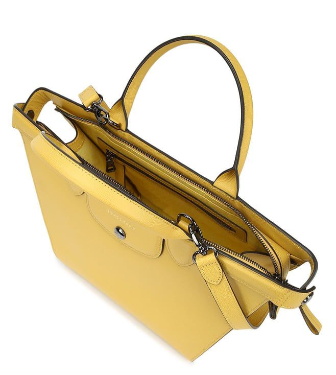 Longchamp Essential Mimosa Le Pliage Heritage Medium Satchel